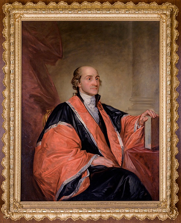Portrait of John Jay, the first Chief Justice of the United States
