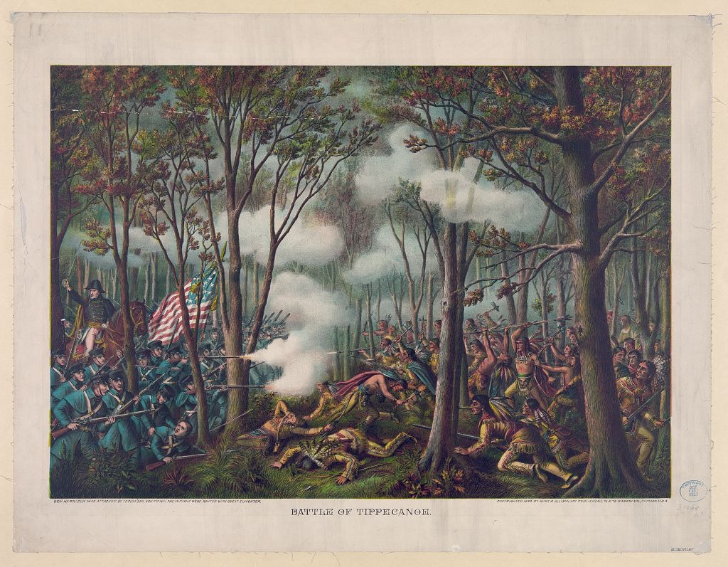 Illustration of the Battle of Tippecanoe