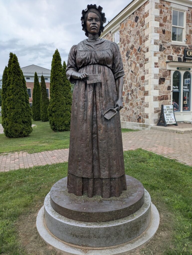 Statue of Elizabeth Freeman, also known as Mum Bett in Sheffield, Massachusetts